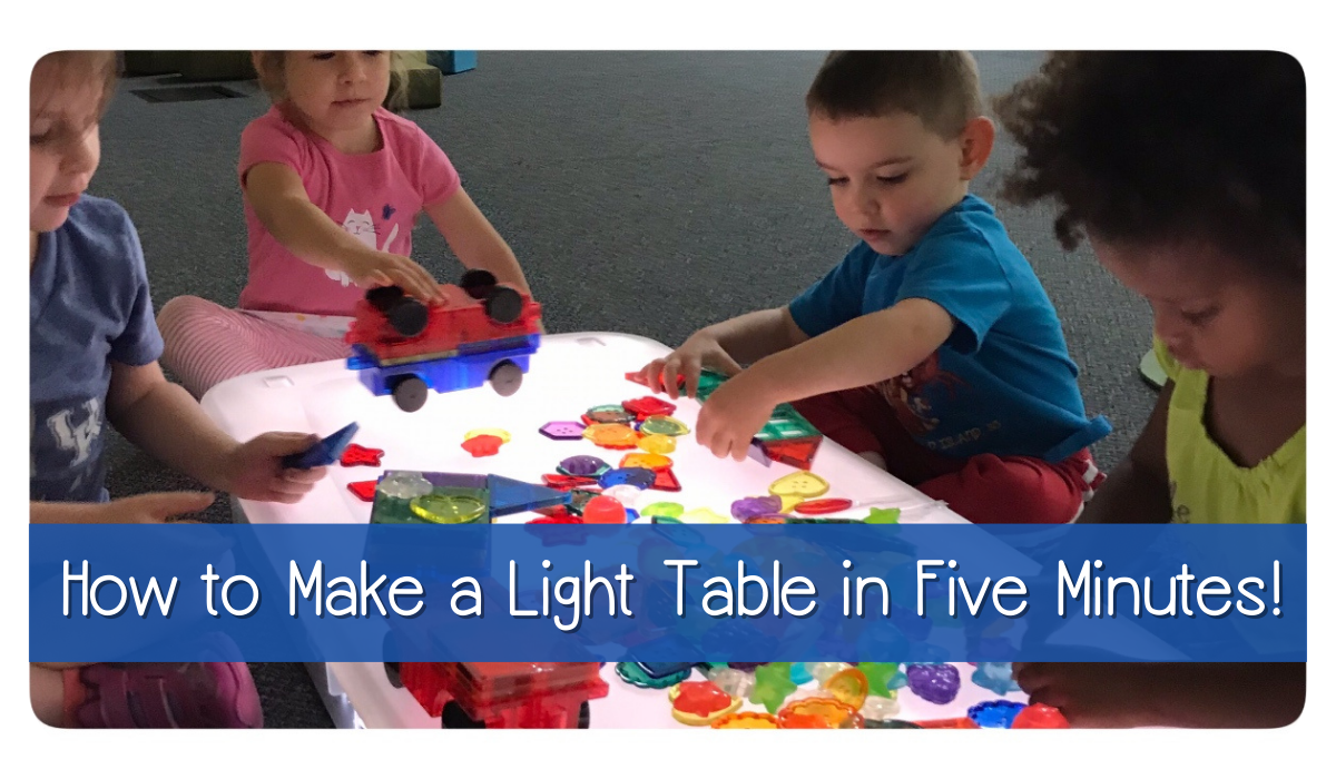 How to Make a Light Table or Light Board in Record Time!