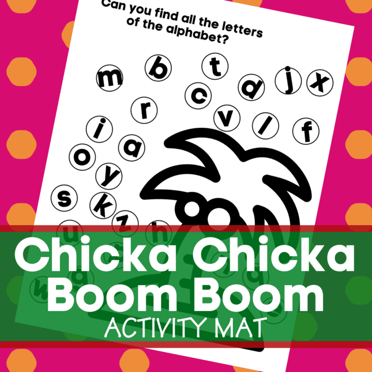 Chicka Chicka Boom Boom Printables • Yogalore And More Activities with ...