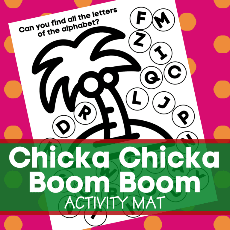 Chicka Chicka Boom Boom Printables Yogalore And More Activities With 