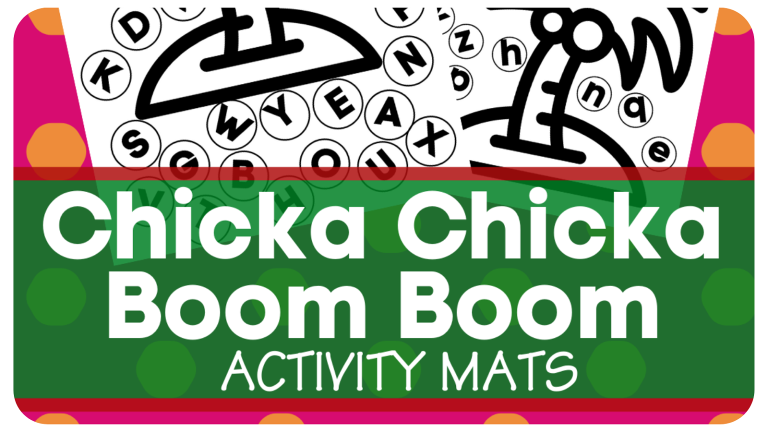 Chicka Chicka Boom Boom Printables • Yogalore And More Activities with ...