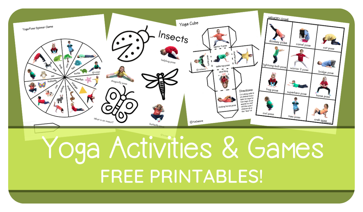 Fidget Spinner Yoga - FREE Printable - Your Therapy Source
