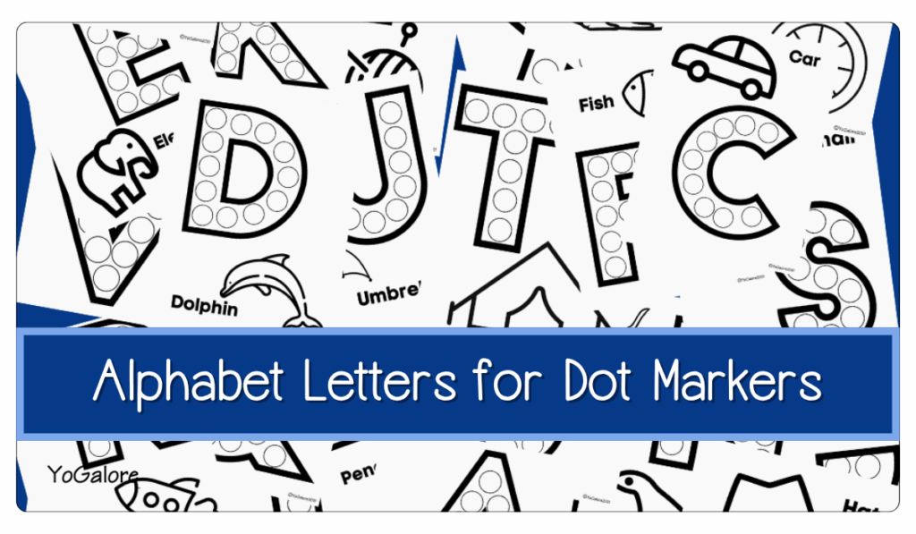 alphabet-dot-markers