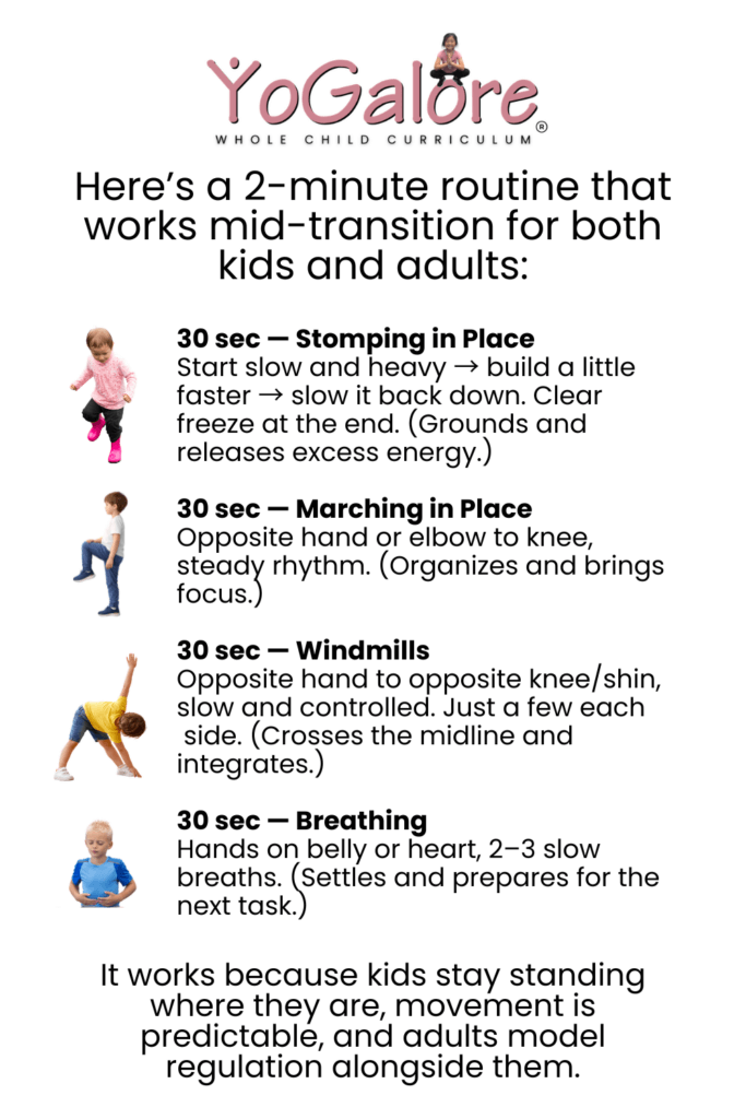 classroom transition routine