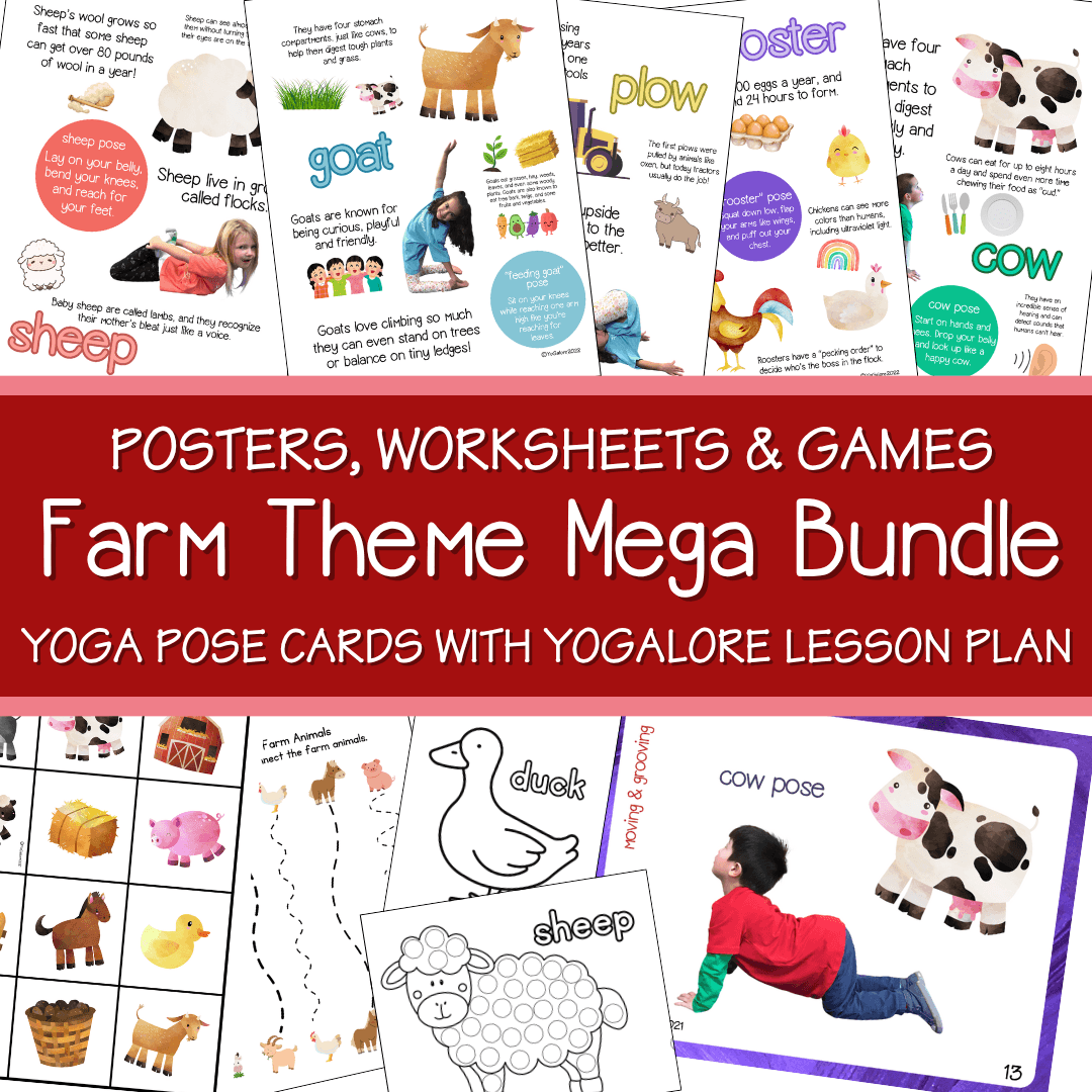 Farm Animal Printables for Pre-K – Cow Facts & Coloring Pages